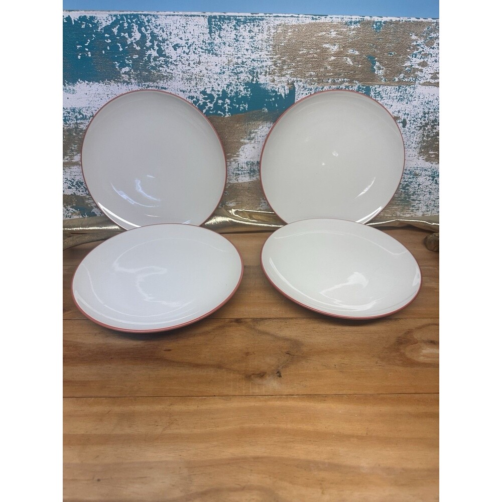 Noritake COLORWAVE RED RASPBERRY Set/4 Salad Plates